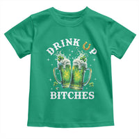 Drink Up Bitches Funny St Patricks Day Toddler T Shirt Irish Beer Lovers