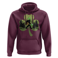 St Patricks Day Bigfoot Hoodie Sasquatch Irish Beer Lovers Shamrock Clover Leaf