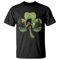 St Patricks Day Bigfoot T Shirt Sasquatch Irish Beer Lovers Shamrock Clover Leaf