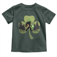 St Patricks Day Bigfoot Toddler T Shirt Sasquatch Irish Beer Lovers Shamrock Clover Leaf