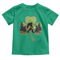 St Patricks Day Bigfoot Toddler T Shirt Sasquatch Irish Beer Lovers Shamrock Clover Leaf