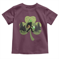 St Patricks Day Bigfoot Toddler T Shirt Sasquatch Irish Beer Lovers Shamrock Clover Leaf