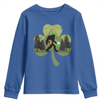 St Patricks Day Bigfoot Youth Sweatshirt Sasquatch Irish Beer Lovers Shamrock Clover Leaf