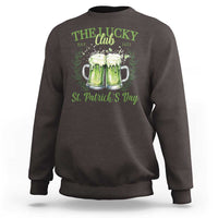 Irish Cat Eating Ramen Noodles Cute Anime St Patrick's Day Sweatshirt The Lucky Club