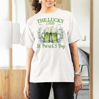 Irish Cat Eating Ramen Noodles Cute Anime St Patrick's Day T Shirt For Women The Lucky Club