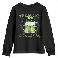 Irish Cat Eating Ramen Noodles Cute Anime St Patrick's Day Youth Sweatshirt The Lucky Club