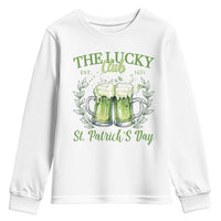 Irish Cat Eating Ramen Noodles Cute Anime St Patrick's Day Youth Sweatshirt The Lucky Club