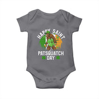 St Patricks Day Bigfoot Baby Onesie Irish Shamrock Sasquatch Beer Lovers