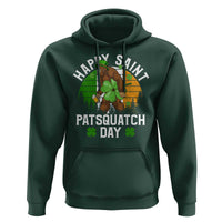 St Patricks Day Bigfoot Hoodie Irish Shamrock Sasquatch Beer Lovers