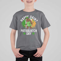 St Patricks Day Bigfoot T Shirt For Kid Irish Shamrock Sasquatch Beer Lovers