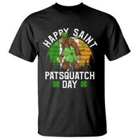 St Patricks Day Bigfoot T Shirt Irish Shamrock Sasquatch Beer Lovers