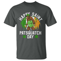 St Patricks Day Bigfoot T Shirt Irish Shamrock Sasquatch Beer Lovers