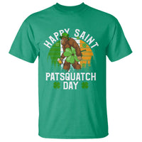 St Patricks Day Bigfoot T Shirt Irish Shamrock Sasquatch Beer Lovers