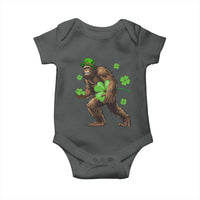 St Patricks Day Bigfoot Baby Onesie Funny Sasquatch Shamrock