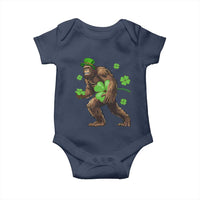 St Patricks Day Bigfoot Baby Onesie Funny Sasquatch Shamrock