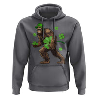 St Patricks Day Bigfoot Hoodie Funny Sasquatch Shamrock