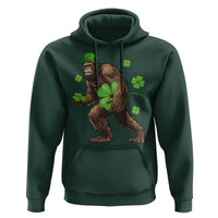 St Patricks Day Bigfoot Hoodie Funny Sasquatch Shamrock