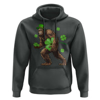 St Patricks Day Bigfoot Hoodie Funny Sasquatch Shamrock