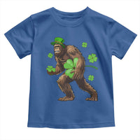 St Patricks Day Bigfoot Toddler T Shirt Funny Sasquatch Shamrock