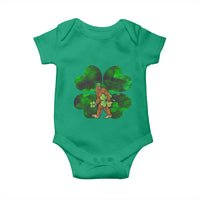 St Patricks Day Lucky Shamrock Bigfoot Baby Onesie Funny Sasquatch Irish