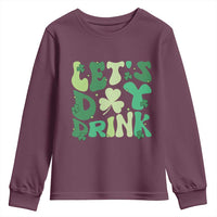 St. Patrick's Day Irish Pub Youth Sweatshirt Let's Day Drink