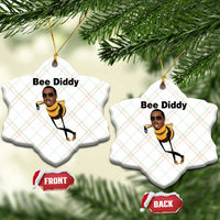 Bee Diddy Ceramic Ornament Dark Humor Internet Meme Brainrot Gen Z