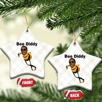 Bee Diddy Ceramic Ornament Dark Humor Internet Meme Brainrot Gen Z