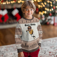 Bee Diddy Ugly Christmas Sweater Dark Humor Internet Meme Brainrot Gen Z