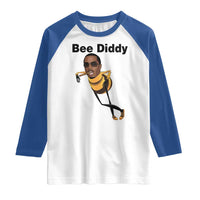 Bee Diddy Raglan Shirt Dark Humor Internet Meme Brainrot Gen Z