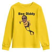 Bee Diddy Youth Sweatshirt Dark Humor Internet Meme Brainrot Gen Z