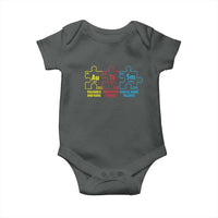 Autism Awareness Baby Onesie Elements Periodic Table ASD
