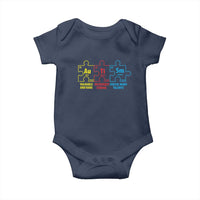 Autism Awareness Baby Onesie Elements Periodic Table ASD