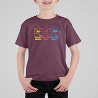 Autism Awareness T Shirt For Kid Elements Periodic Table ASD