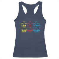 Autism Awareness Racerback Tank Top Elements Periodic Table ASD