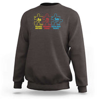 Autism Awareness Sweatshirt Elements Periodic Table ASD