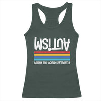 Autism Awareness Racerback Tank Top Seeing the World Differently ASD Month Support