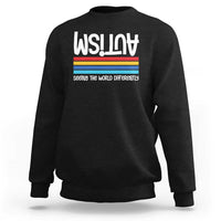 Autism Awareness Sweatshirt Seeing the World Differently ASD Month Support