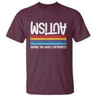 Autism Awareness T Shirt Seeing the World Differently ASD Month Support