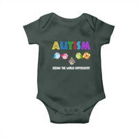 Autism Awareness Baby Onesie Seeing the World Differently ASD Cute Puzzle Pieces Owl