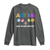 Autism Awareness Long Sleeve Shirt Seeing the World Differently ASD Cute Puzzle Pieces Owl