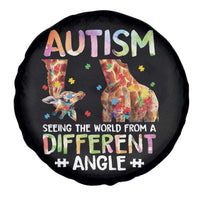 Autism Awareness Giraffe Spare Tire Cover Seeing The World Differently ASD