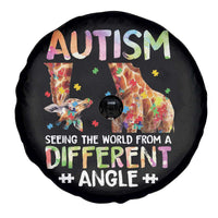 Autism Awareness Giraffe Spare Tire Cover Seeing The World Differently ASD