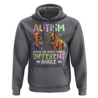 Autism Awareness Giraffe Hoodie Seeing The World Differently ASD