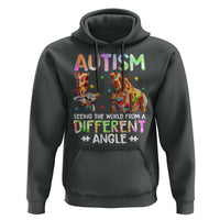 Autism Awareness Giraffe Hoodie Seeing The World Differently ASD