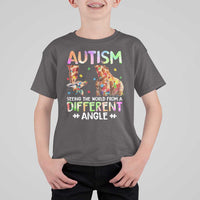 Autism Awareness Giraffe T Shirt For Kid Seeing The World Differently ASD