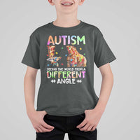 Autism Awareness Giraffe T Shirt For Kid Seeing The World Differently ASD