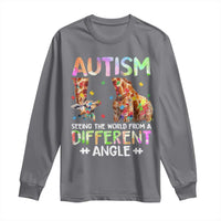 Autism Awareness Giraffe Long Sleeve Shirt Seeing The World Differently ASD
