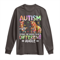 Autism Awareness Giraffe Long Sleeve Shirt Seeing The World Differently ASD