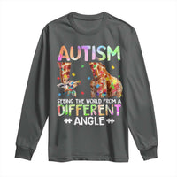 Autism Awareness Giraffe Long Sleeve Shirt Seeing The World Differently ASD