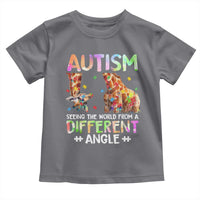 Autism Awareness Giraffe Toddler T Shirt Seeing The World Differently ASD